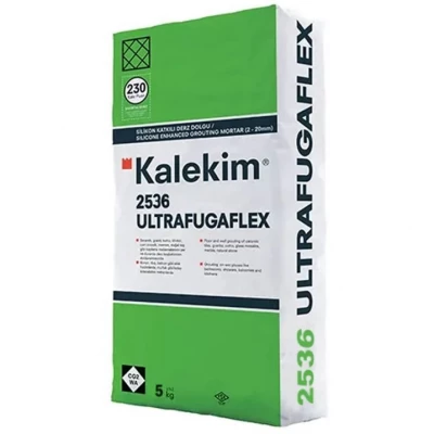Еластична затирка для швів із силіконом Kalekim Ultrafuga Flex 2536 (5 кг) Сірий сатин