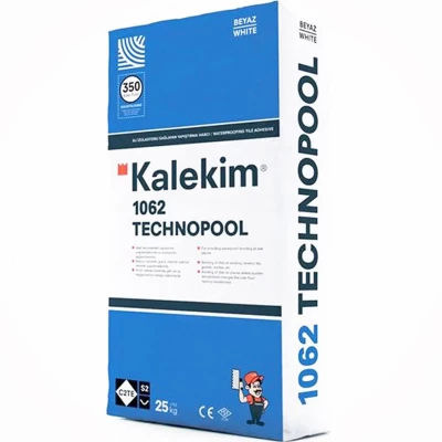 Клей для плитки з гідроізолюючими властивостями Kalekim Technopool 1062 - 25кг