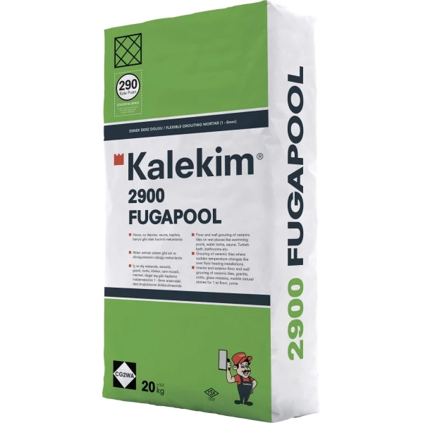 Влагостойкая затирка для швов Kalekim Fugapool 2900 20кг