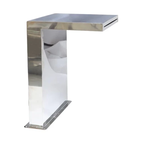 Водопад Aquaviva Г-образный, AISI 304 (700x500 мм)