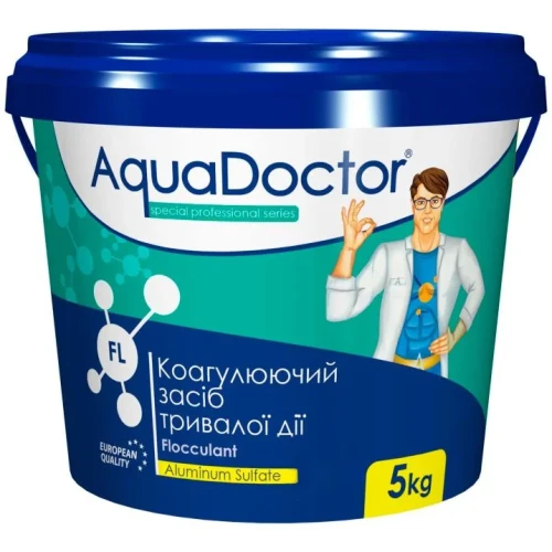Коагулянт для басейну AquaDoctor FL 5 кг в гранулах