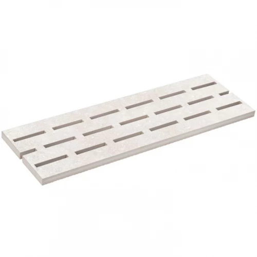 Переливная решетка Aquaviva Granito Light Gray 595x195x20 мм