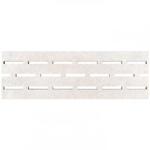 Переливная решетка Aquaviva Granito Light Gray 595x195x20 мм