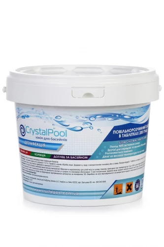 Crystal Pool Slow Chlorine Tablets Large 5кг