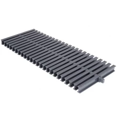 Переливная решетка Aquaviva KTG-20 Classic 195x25 мм (серая)