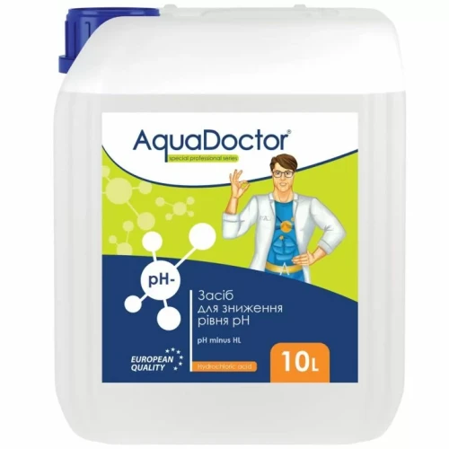 Засіб для зниження pH AquaDoctor pH Minus HL (Соляна 14%) 10 л