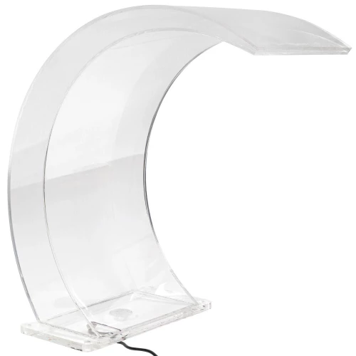 Водопад из прозрачного акрила с подсветкой 600х300