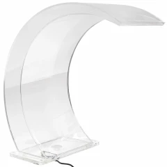 Водопад из прозрачного акрила с подсветкой 600х300