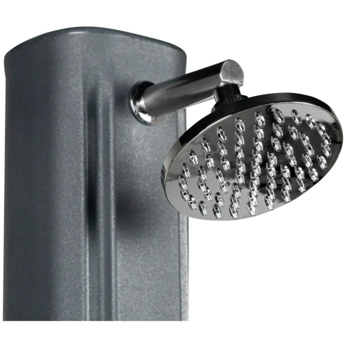 Душ сонячний Aquaviva Big Happy Five з мийкою для ніг, антрацит F620/7016, 36 л