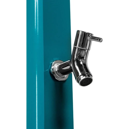 Душ вуличний Aquaviva Quick з LED підсвіткою та мийкою для ніг, синій (ottanio) Q825/5021-QL