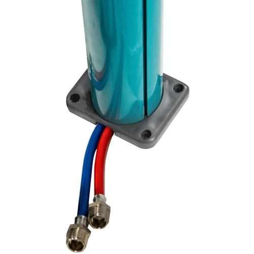 Душ вуличний Aquaviva Quick з LED підсвіткою та мийкою для ніг, синій (ottanio) Q825/5021-QL