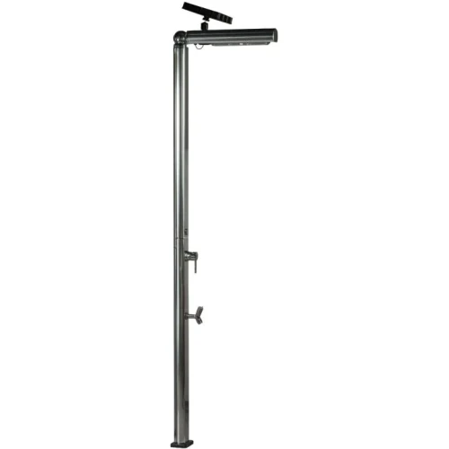 Душ вуличний Aquaviva Quick з LED підсвіткою та мийкою для ніг, алюміній Q825/9007-QL