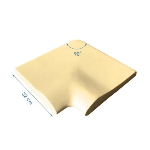 Угловой копинговый камень Aquazone 320x400x50 бежевый