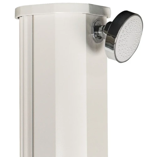 Душ сонячний Aquaviva Big Jolly алюмінієвий з мийкою для ніг, бежевий (пісочний) A320/9001, 35 л