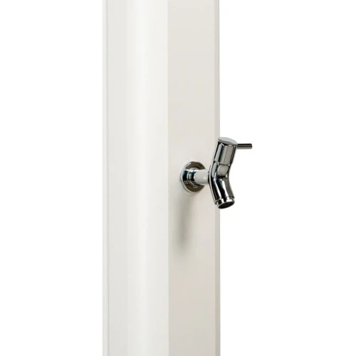 Душ сонячний Aquaviva Big Jolly алюмінієвий з мийкою для ніг, бежевий (пісочний) A320/9001, 35 л