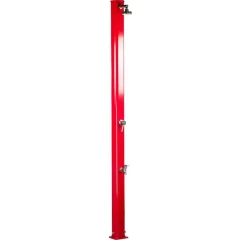 Душ солнечный Aquaviva Jolly S алюминиевый с мойкой для ног, красный A620/3027, 22 л