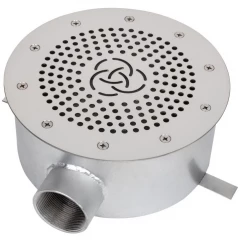 Слив донный Aquaviva AISI 304 (D300) круглый, под бетон/лайнер