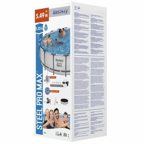 Каркасний басейн Bestway з картриджним фільтром, тентом та сходами
