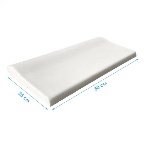 Копинговый камень Aquazone 250x500x50 белый
