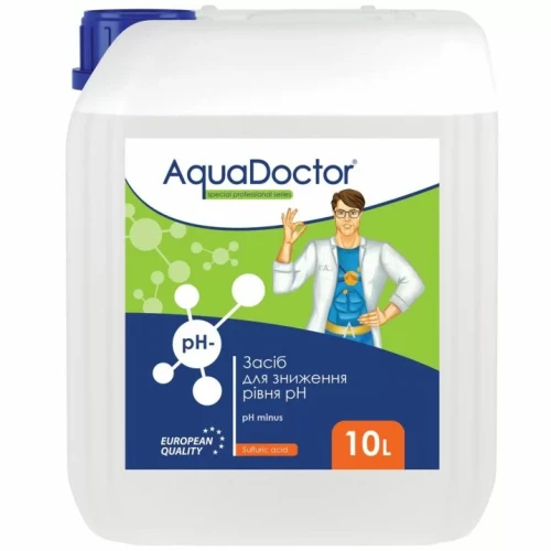 Засіб для зниження pH AquaDoctor pH Minus (Сірчана 35%) 10 л