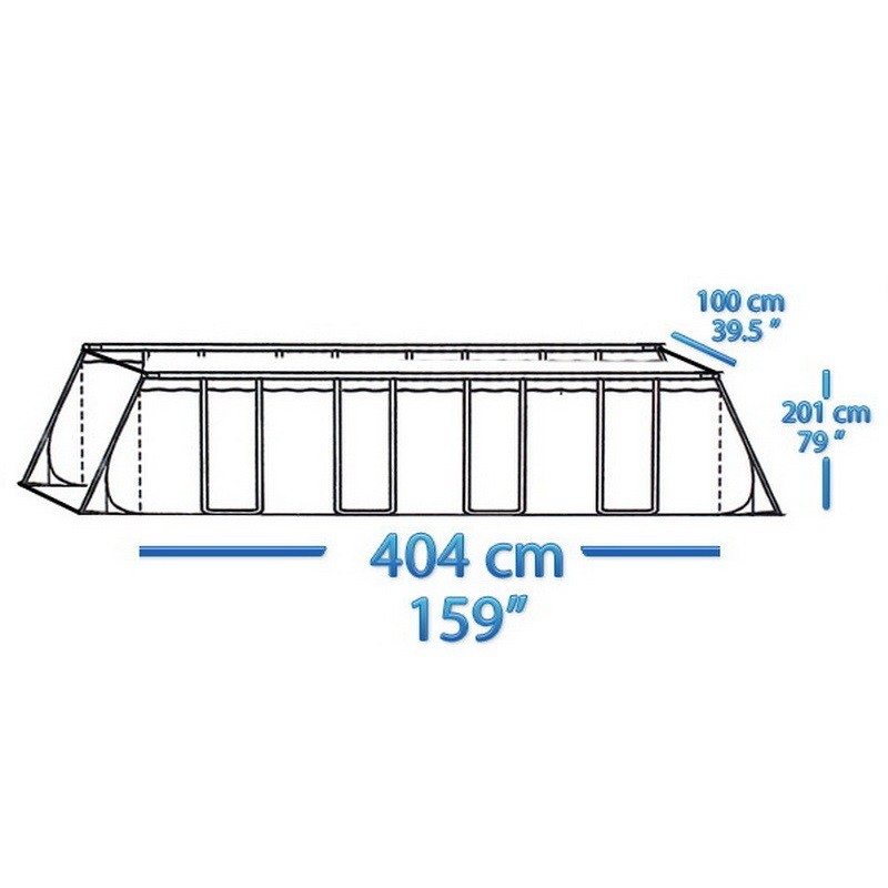 Каркасный бассейн Bestway 56441 размеры